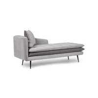 contemporary style - chaise longue sophie grise