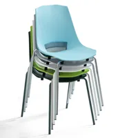 point house - chaise eva 2 empilable siège en polypropylène (2 pezzi)