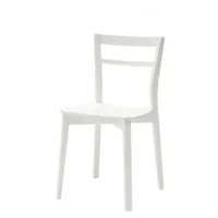 arredo smart - chaise moderne en bois blanc pour cuisine, salle à manger et bar - qualité arredinitaly