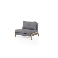 contemporary style - divano bed 1p hayden grey - en ligne par arredinitaly