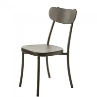 vermobil - miami sd chaise en acier galvanisé empilable et disponible en plusieurs couleurs (4 pezzi)