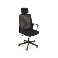 contemporary style - chaise de bureau c-br agathe noir, de nombreux produits à des réductions incroyables