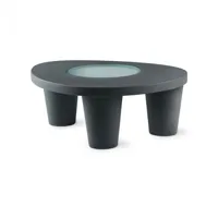 slide - table basse lita en polyéthylène rotatif disponible en plusieurs couleurs