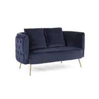 contemporary style - canapé 2p tenbury blue, découvrez les nouveautés, demandez à notre conseiller