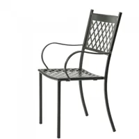 vermobil - fauteuil summertime pt en acier galvanisé empilable et disponible dans de nombreux coloris (4 pezzi)