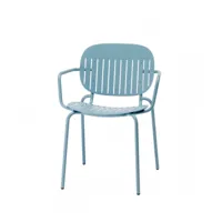 scab design - si-si barcode fauteuil en acier galvanisé pour l&apos;extérieur découvrez les offres dédiées au jardin sur arredinitaly (2 pezzi)