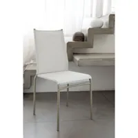 ingenia - chaise haute empilable liù en tissu mesh