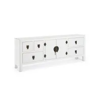 contemporary style - meuble tv 2a-5c pechino blanc
