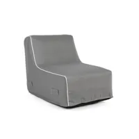 contemporary style - chaise longue rihanna gonfiabile grigio