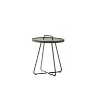 table d'appoint on the move  - ø 44 cm - taupe