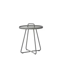 table d'appoint on the move  - ø 52 cm - gris clair