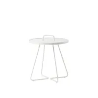 table d'appoint on the move  - ø 52 cm - blanc
