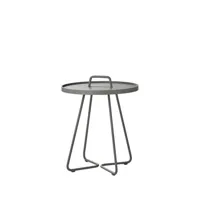 table d'appoint on the move  - ø 37 cm - gris clair