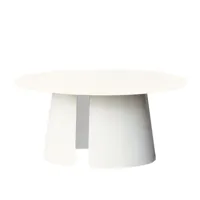 table d'appoint feel - blanc - ø 80 cm