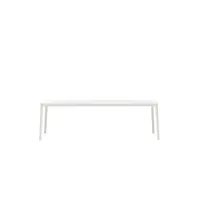 table de salle à manger plate  - blanc - blanc - 240 x 100 cm