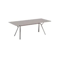 table radice - carrée - taupe - 150 x 90 cm