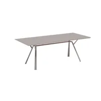 table radice - carrée - gris clair - 200 x 90 cm