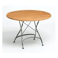 table classic ronde - gris graphite - l