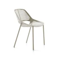 chaise de jardin niwa - gris clair