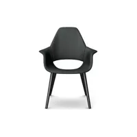 fauteuil organic chair - frêne noir - hopsak - gris foncé