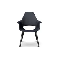 fauteuil organic chair - frêne noir - hopsak - pétrole/chocolat