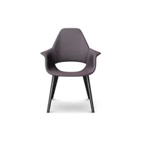 fauteuil organic chair - frêne noir - hopsak - chocolat/gris