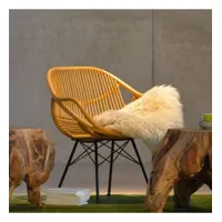 fauteuil lounge yara - naturel
