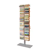 bibliothèque double booksbaum - hauteur 170 cm - argent