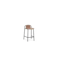 chaise de bar studio - marron - h 65 cm