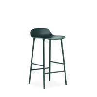 chaise de bar form avec structure en métal - vert - 65 cm