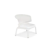 chaise seashell lounge - blanc