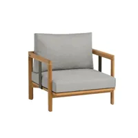 fauteuil newport - dolan taupe - carbone