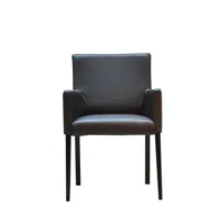 chaise augus  - gris pierre - chêne