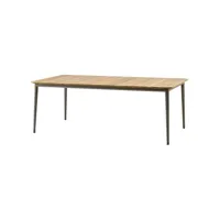 table de jardin core  - taupe - 210 x 100 cm