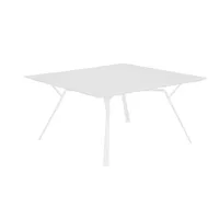 table radice quadra - rectangulaire - gris clair - 140 x 140 cm