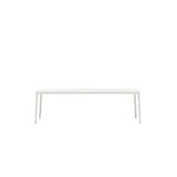 table de salle à manger plate  - blanc - blanc - 180 x 90 cm