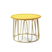 table basse circo - miel / jaune