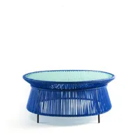 table basse caribe - bleu/menthe/noir