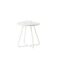 table d'appoint on the move  - blanc - ø 44 cm