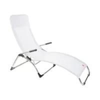chaise longue fiam samba - blanc