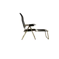 chaise longue spaghetti - noir - aluminium