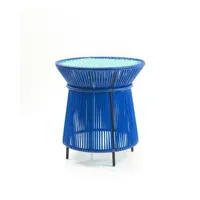 table haute caribe - bleu/menthe/noir