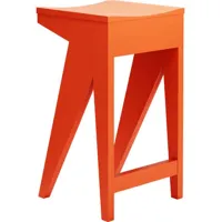 tabouret de bar schulz - orange pure - 65 cm