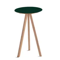 table haute copenhague cph20 - chêne savonné - vert