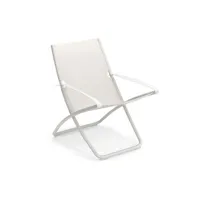 chaise longue snooze - blanc/blanc
