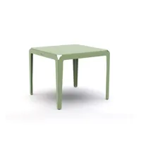 table bended - pale green - 90 x 90 cm