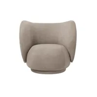 fauteuil rico lounge  - sand (brushed)