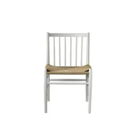 chaise j80 - blanc - nature
