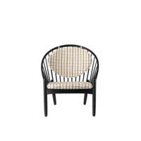 fauteuil j166 jørna - noir - horse cloth checkered