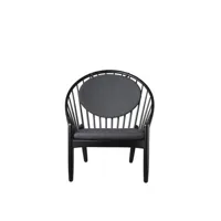 fauteuil j166 jørna - noir - gris foncé